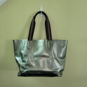 Large Coach Metallic Tote
